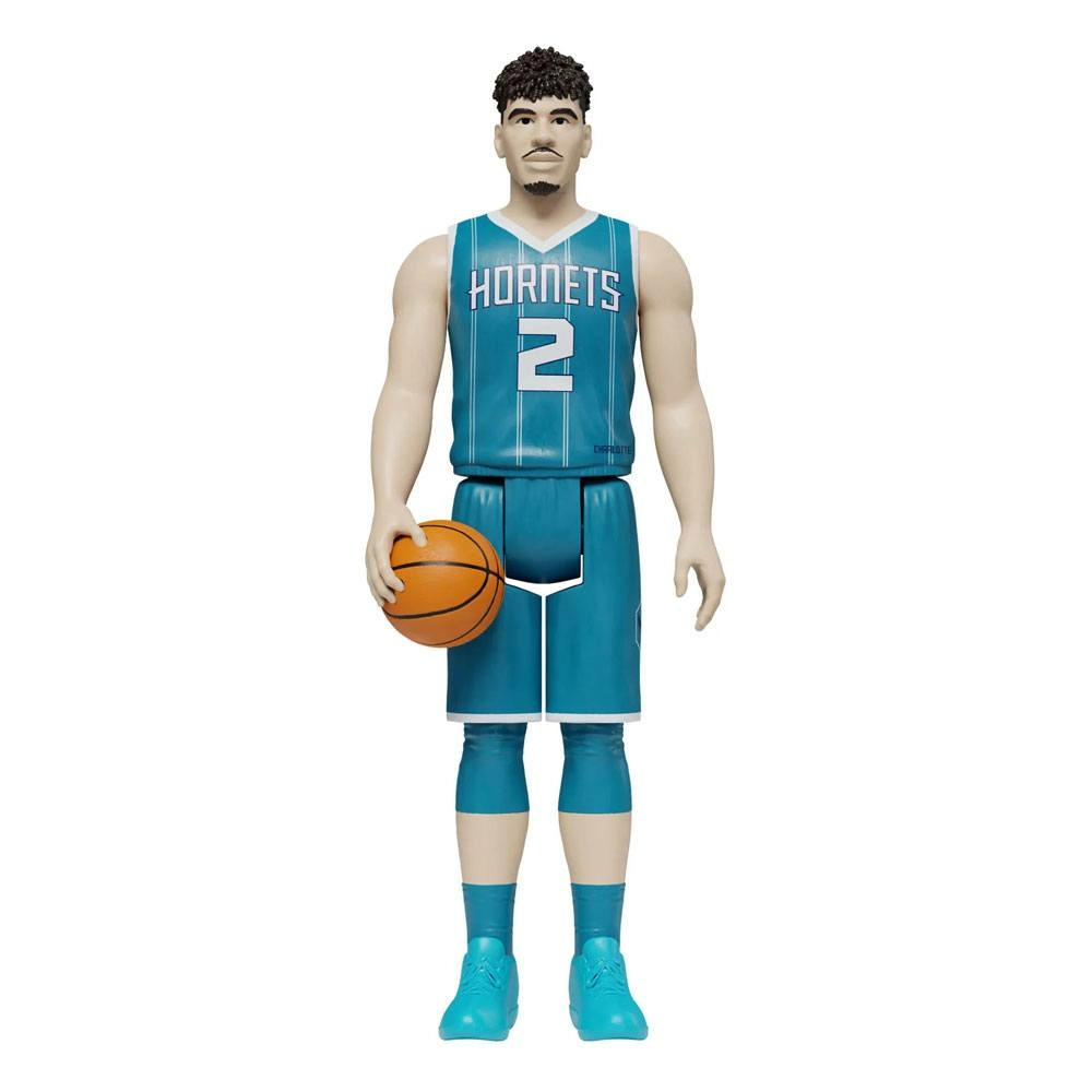 SUPER7 Nba Wave 4 Figurine Reaction Lamelo Ball (hornets) 10 Cm