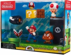 JAKKS PACIFIC NINTENDO - Coffret 5 Figurines Diorama Mario
