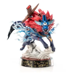 First 4 Figures Okami Statuette Pvc Oki (wolf Form) 21 Cm