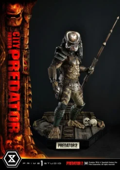 Predator 2 Statuette Museum Masterline 1/3 City Hunter Predator 105 Cm