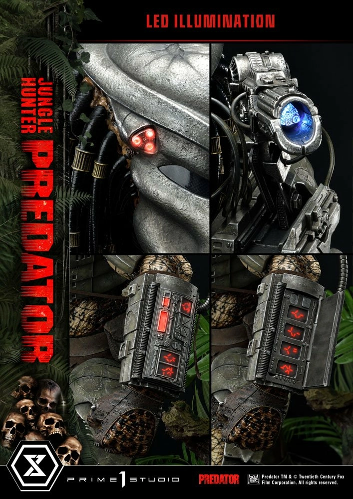 Predator Statuette Museum Masterline 1/3 Jungle Hunter Predator 90 Cm - Image 2