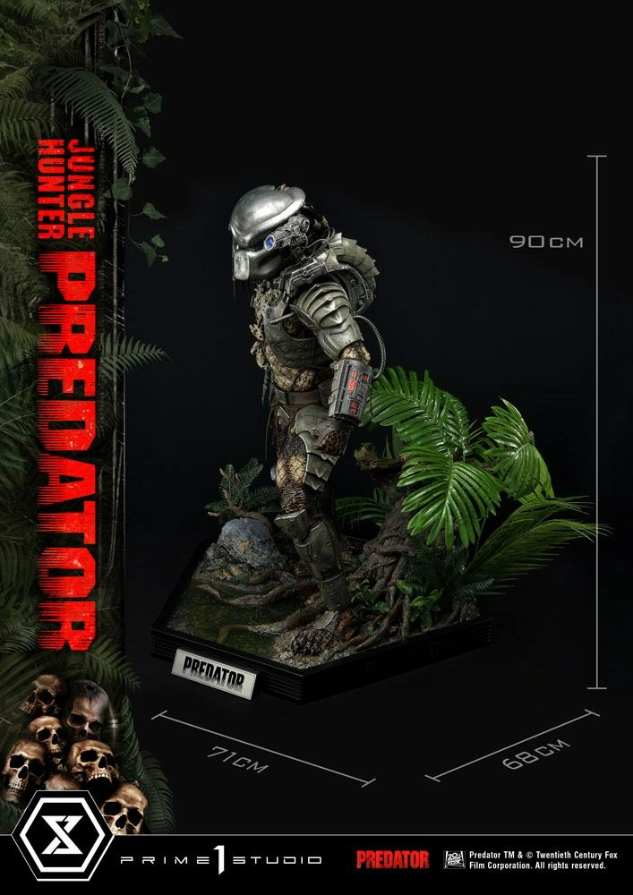 Predator Statuette Museum Masterline 1/3 Jungle Hunter Predator 90 Cm - Image 3