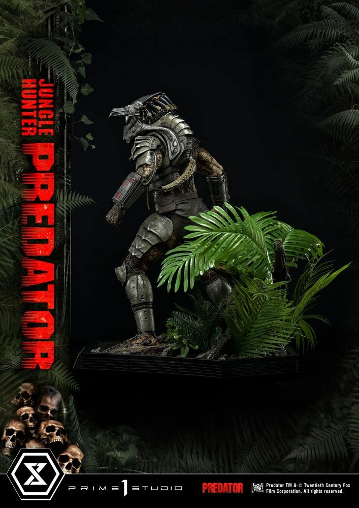 Predator Statuette Museum Masterline 1/3 Jungle Hunter Predator 90 Cm - Image 4