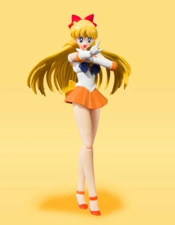 Sailor Moon Figurine S.h. Figuarts Sailor Venus Animation Color Edition 14 Cm - Image 2