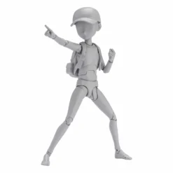 S.h. Figuarts Figurine Body Kun Ken Sugimori Edition Dx Set (gray Color Ver.) 13 Cm