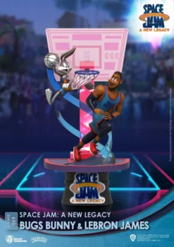 BEAST KINGDOM Space Jam: A New Legacy Diorama Pvc D-stage Bugs Bunny & Lebron James Standard Version 15 Cm