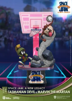 BEAST KINGDOM Space Jam: A New Legacy Diorama Pvc D-stage Tasmanian Devil & Marvin The Martian New Version 15 Cm