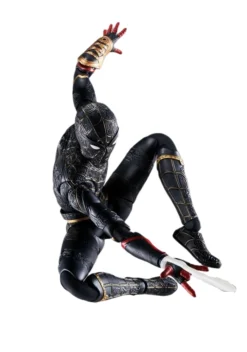 Figurine SH Figuarts : Spider-Man No Way Home - Black & Gold Suit