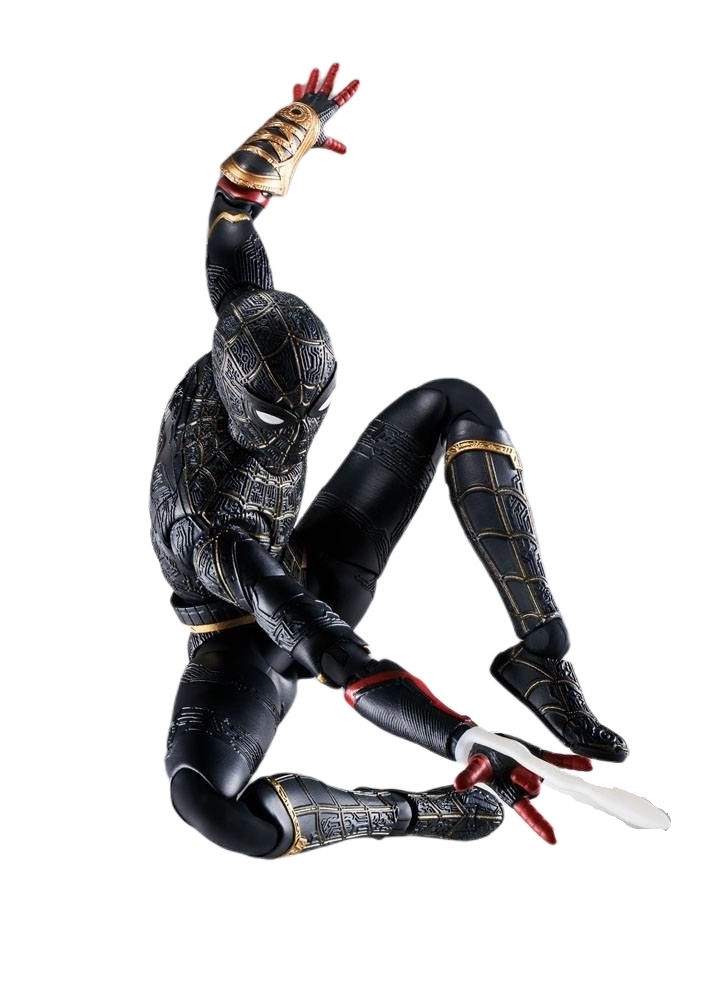 Figurine SH Figuarts : Spider-Man No Way Home - Black & Gold Suit
