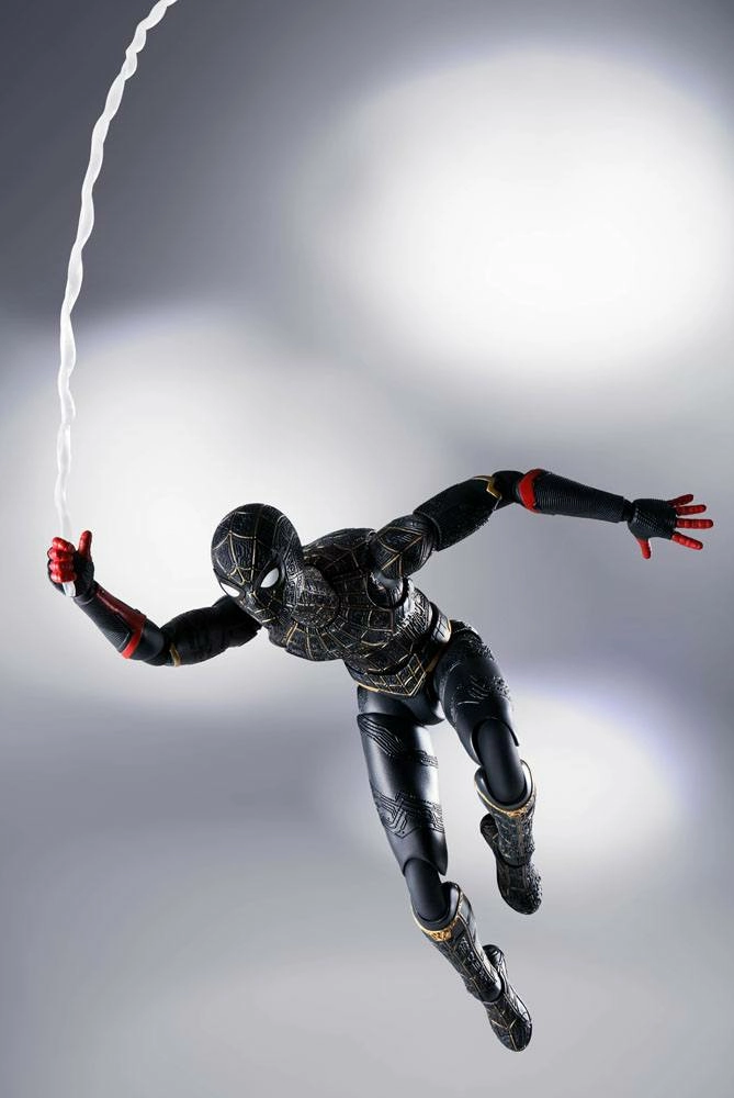 Figurine SH Figuarts : Spider-Man No Way Home - Black & Gold Suit - Image 4