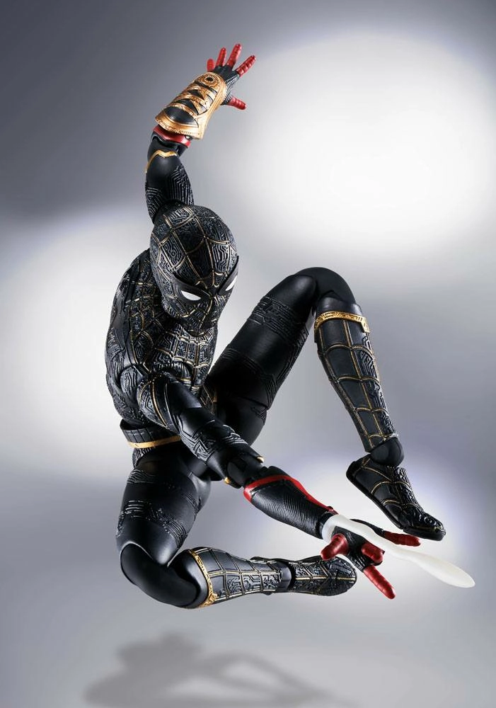 Figurine SH Figuarts : Spider-Man No Way Home - Black & Gold Suit - Image 5