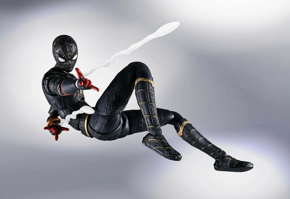 Figurine SH Figuarts : Spider-Man No Way Home - Black & Gold Suit - Image 6