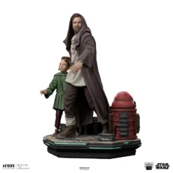 Star Wars: Obi-wan Kenobi Statuette Deluxe Art Scale 1/10 Obi-wan & Young Leia 20 Cm