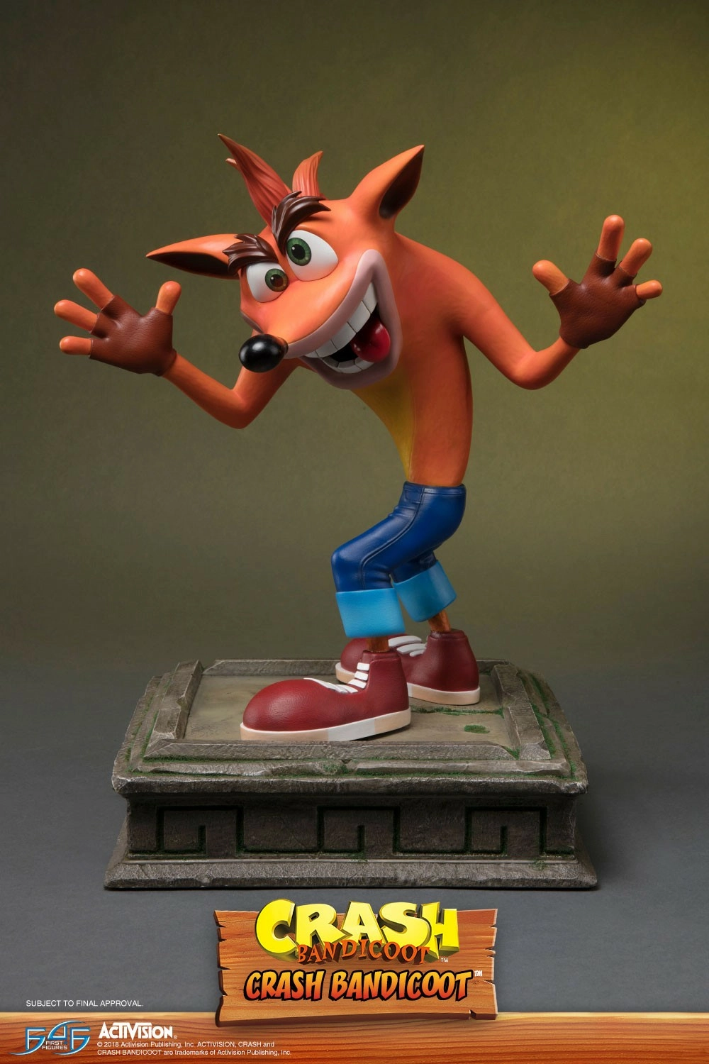 First 4 Figures Statuette First 4 Figure Crash Bandicoot Régulier - 41cm - Image 12