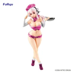 Super Sonico Statuette Pvc Special Super Sonico Military 18 Cm