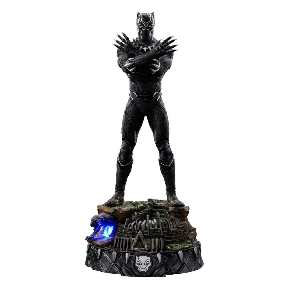 The Infinity Saga Statuette Art Scale 1/10 Black Panther Deluxe 25 Cm