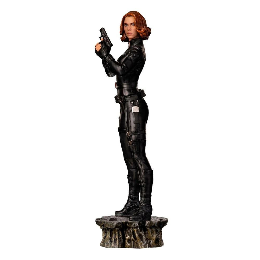 The Infinity Saga Statuette Bds Art Scale 1/10 Black Widow Battle Of Ny 19 Cm - Statuettes