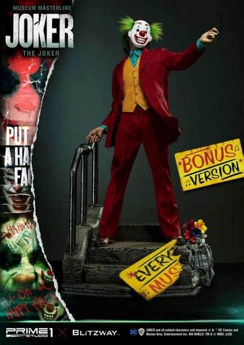 The Joker - Joker Bonus Version - Statuette Museum Masterline 70cm