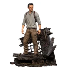 Uncharted Movie Statuette Deluxe Art Scale 1/10 Nathan Drake 22 Cm - Statuettes