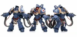 Joy Toy Warhammer 40k Pack 3 Figurines 1/18 Ultramarines Aggressors 12 Cm